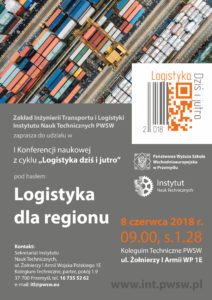 Konferencja naukowa „Logistyka dla Regionu”