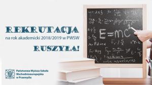 REKRUTACJA na rok akademicki 2018/2019 ruszyła