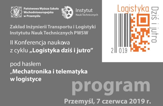 II Konferencja naukowa z cyklu „Logistyka dziś i jutro”   