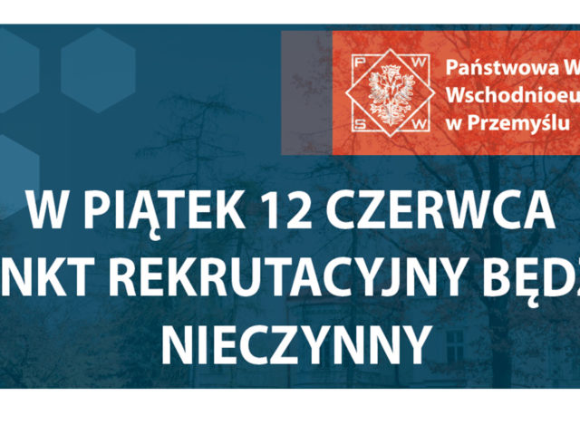 Informacja o Punkcie Rekrutacyjnym PWSW w Przemyślu