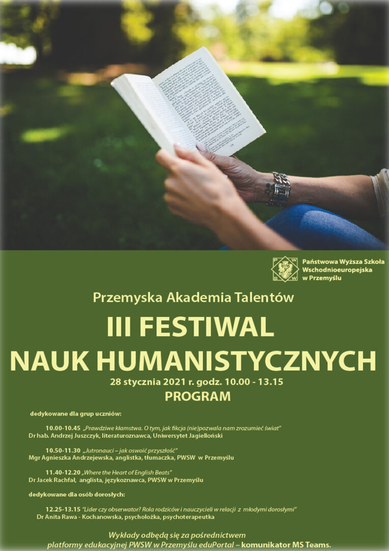 Zbliża się III Festiwal Nauk Humanistycznych