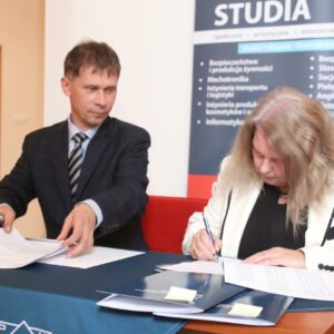 Podpisanie porozumienia o współpracy z Markiem Pilszykiem – dyrektorem Centrum Kształcenia Zawodowego i Ustawicznego Nr 2 w Przemyślu