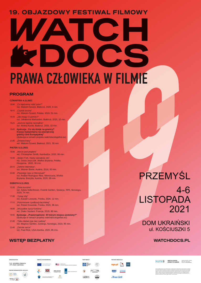 Objazdowy Festiwal Filmowy WATCH DOCS &#8222;Prawa Człowieka w Filmie&#8221;