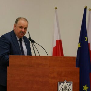 Piotr Pilch, Wicemarszałek Województwa Podkarpackiego, podczas przemówienia