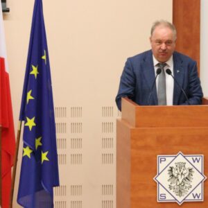 Wicemarszałek Województwa Podkarpackiego - Piotr Pilch - w trakcie przemówienia